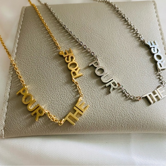 Beer, Wine, Rose and Coffee Necklace - Picture 6 of 8